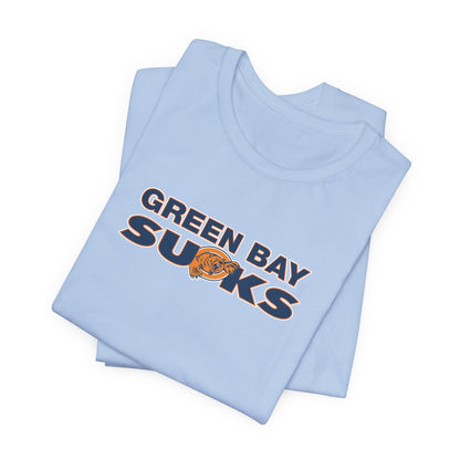Not So Green Bay Sucks (for Chicago fans) - Unisex Jersey Short Sleeve Tee