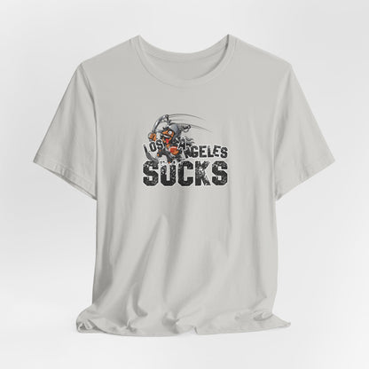 L.A. sux (for Las Vegas fans) - Unisex Jersey Short Sleeve Tee
