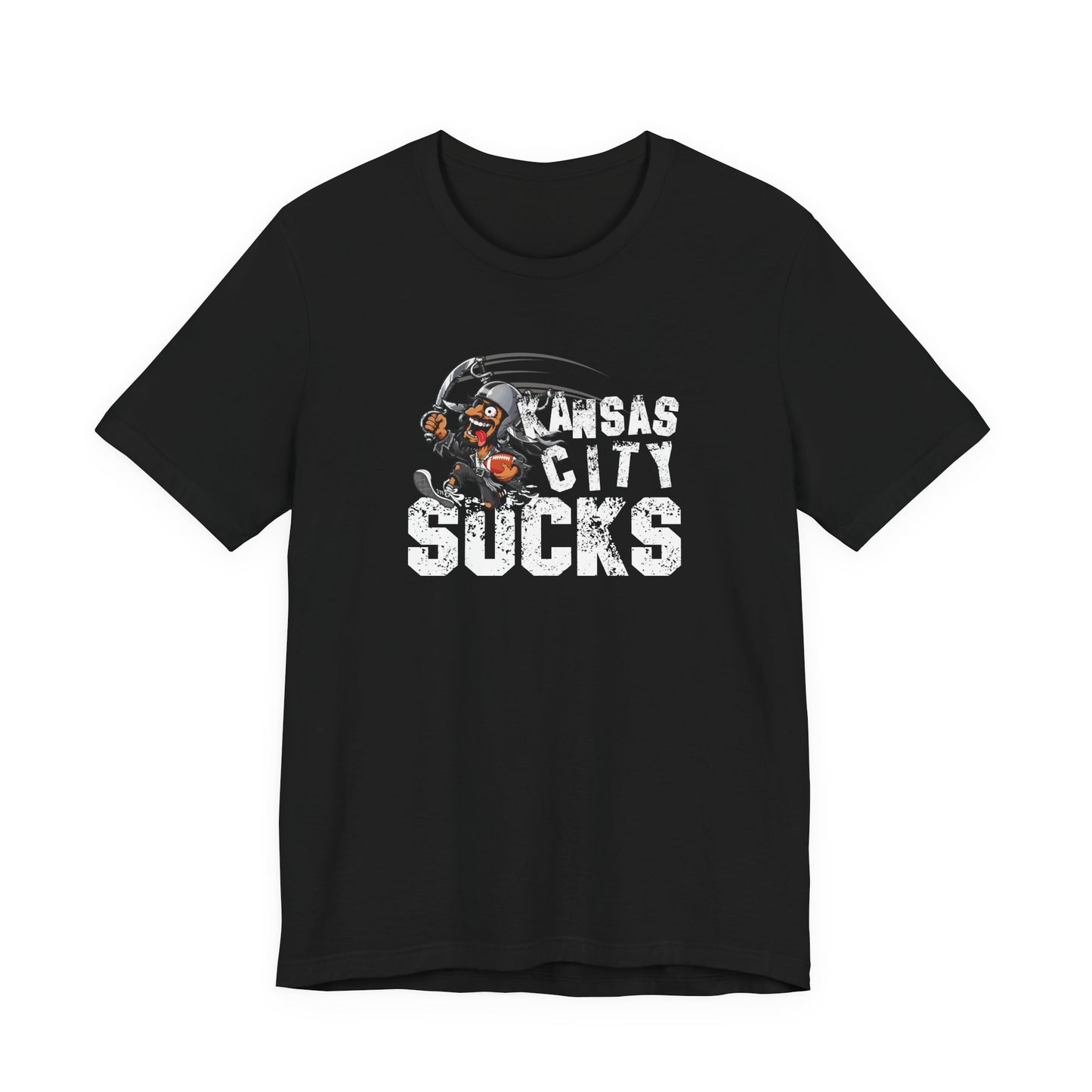 KC Sux (for Las Vegas fans) - Unisex Jersey Short Sleeve Tee