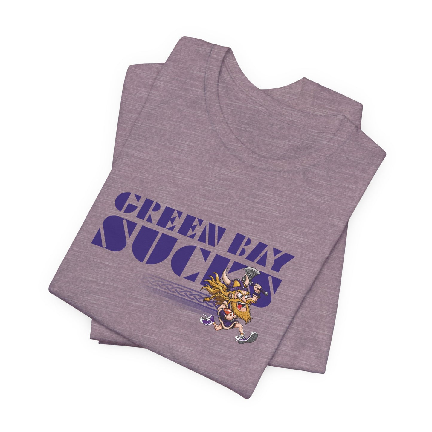 Green Bay Sucks (for Minnesota fans) - Unisex Jersey Short Sleeve Tee