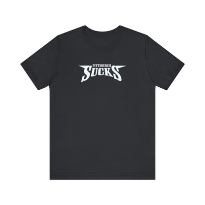 Pittsburgh Sux (for Philadelphia fans) - Unisex Jersey Short Sleeve Tee