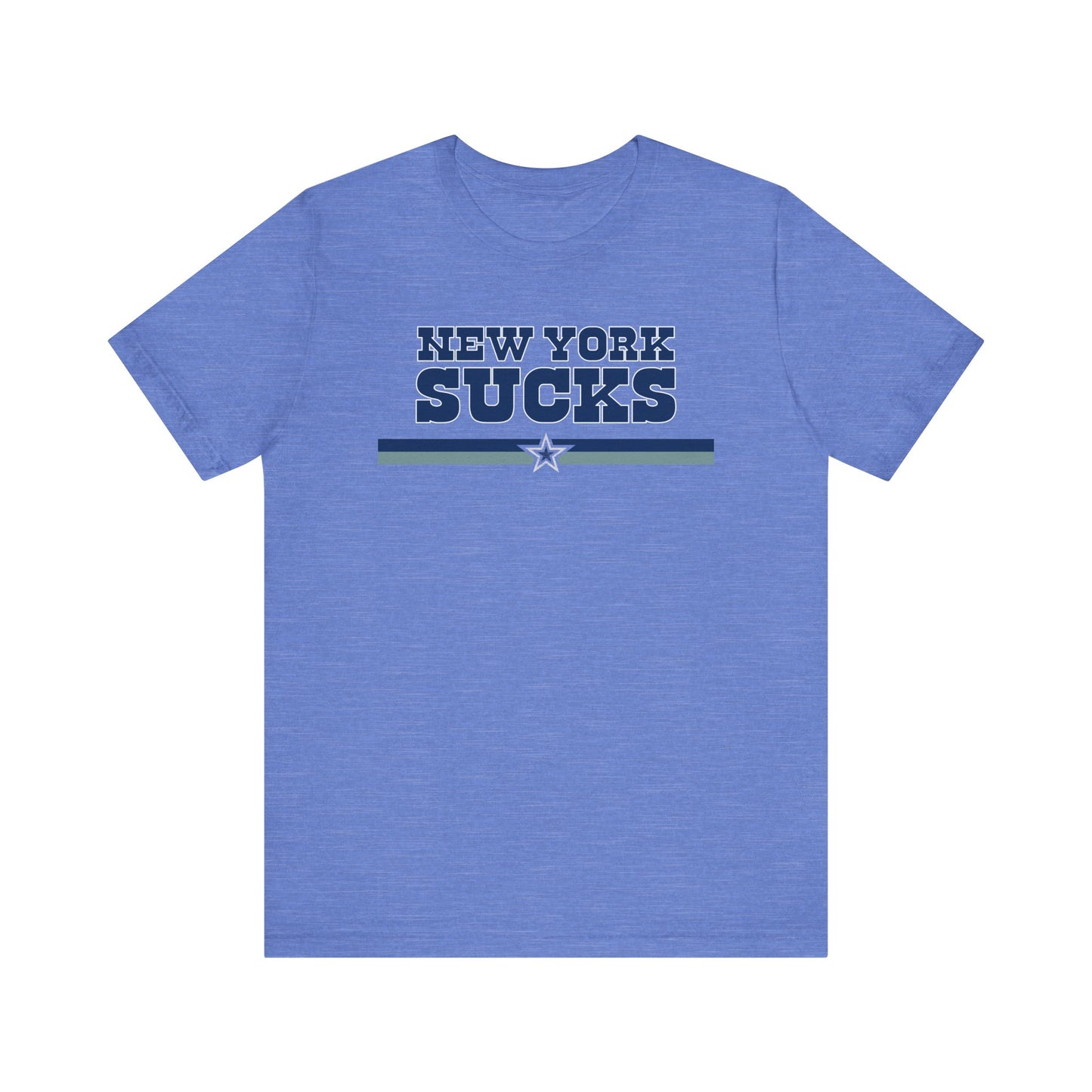 New York Sux (for Dallas fans) - Unisex Jersey Short Sleeve Tee