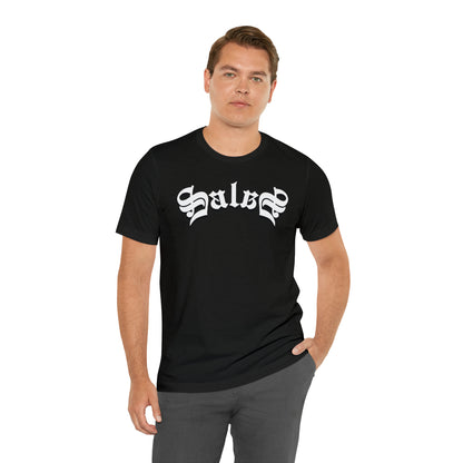 Salas (831) in White Ink - Salinas, California - Unisex Jersey Short Sleeve Tee