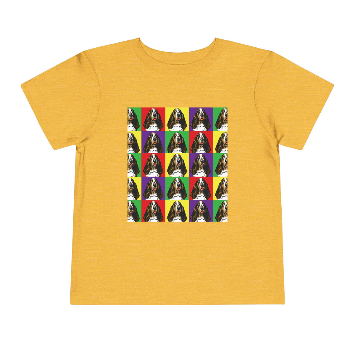 Basset Hound Pop Art - Toddler Tee