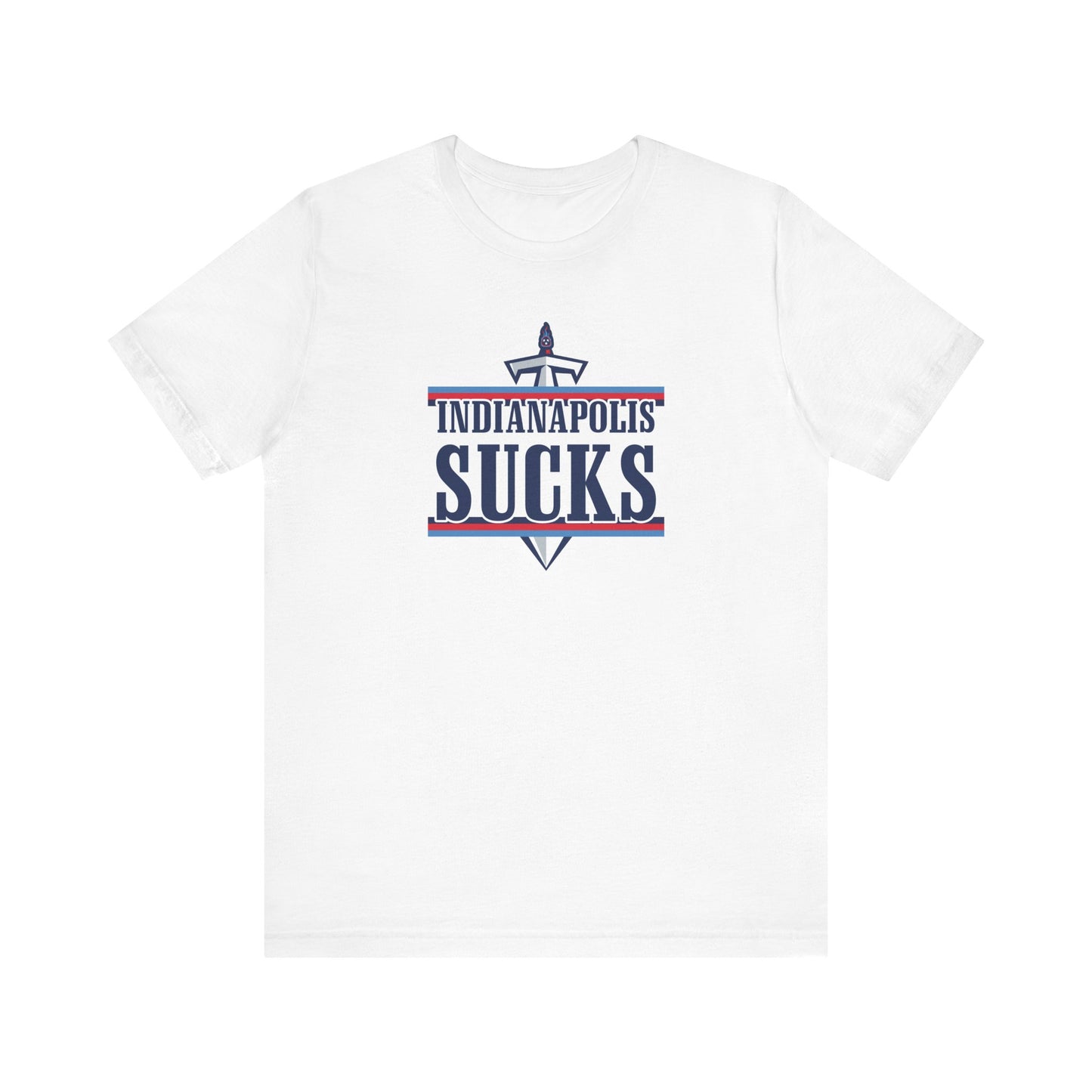 Indianapolis Suck (for Tennessee fans) - Unisex Jersey Short Sleeve Tee
