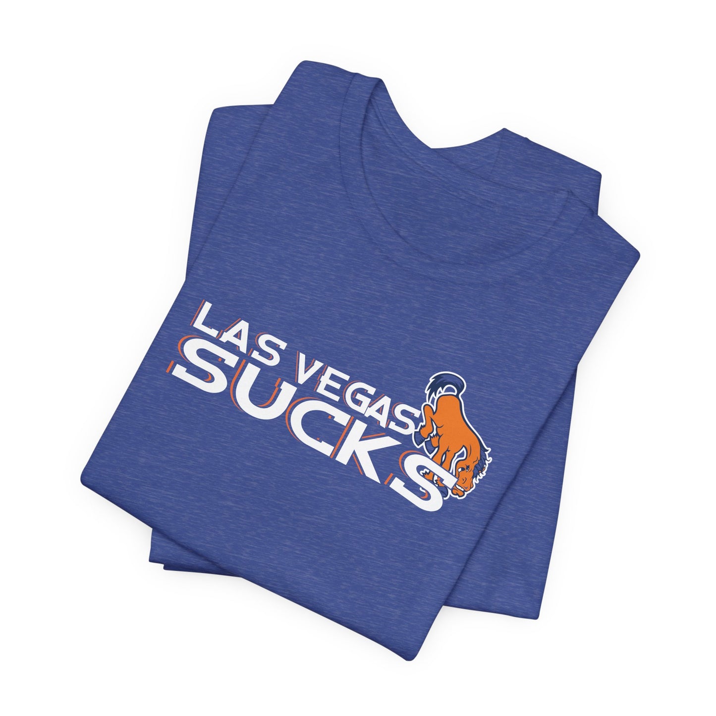 Vegas Sucks (for Denver fans) - Unisex Jersey Short Sleeve Tee