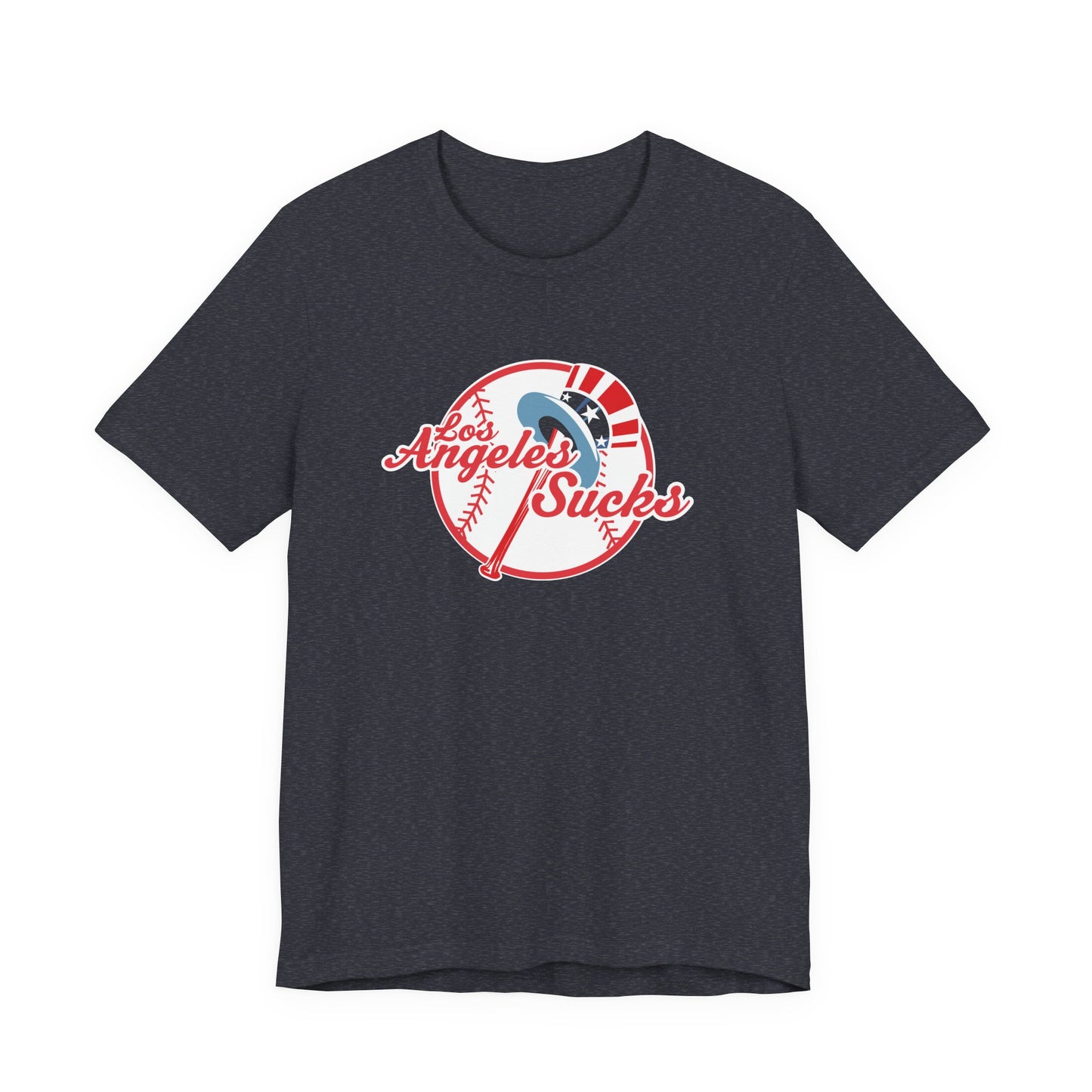 Los Angeles Sucks (for NYC fans) - Unisex Jersey Short Sleeve Tee