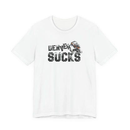 Denver Sux (for Las Vegas fans) - Unisex Jersey Short Sleeve Tee
