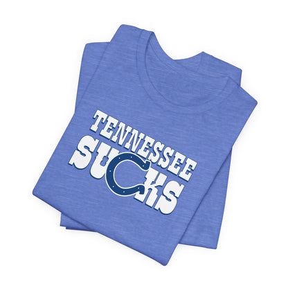 Tennis See Sux (for Indianapolis fans) - Unisex Jersey Short Sleeve Tee