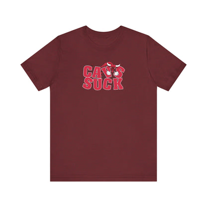 Calves Suck (for Bulls fans) - Unisex Jersey Short Sleeve Tee