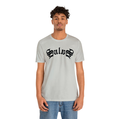 Salas (831) in Black Ink - Salinas, California - Unisex Jersey Short Sleeve Tee