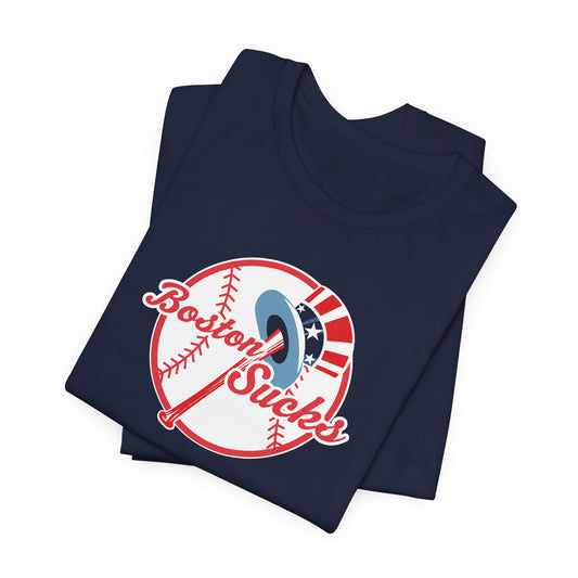 Boston Sucks (for NYC fans) - Unisex Jersey Short Sleeve Tee