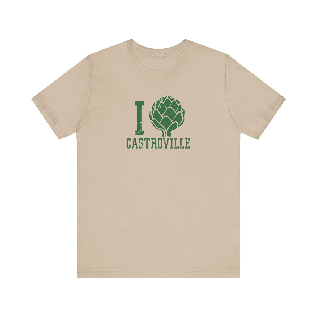 I Heartichoke Castroville (front & back version) - Unisex Jersey Short Sleeve Tee