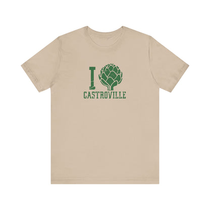 I Heartichoke Castroville (front & back version) - Unisex Jersey Short Sleeve Tee