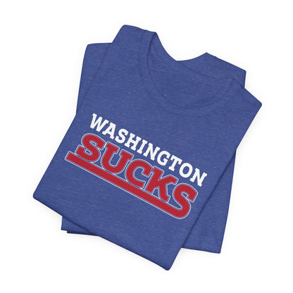 DC Sucks (for New York fans) - Unisex Jersey Short Sleeve Tee