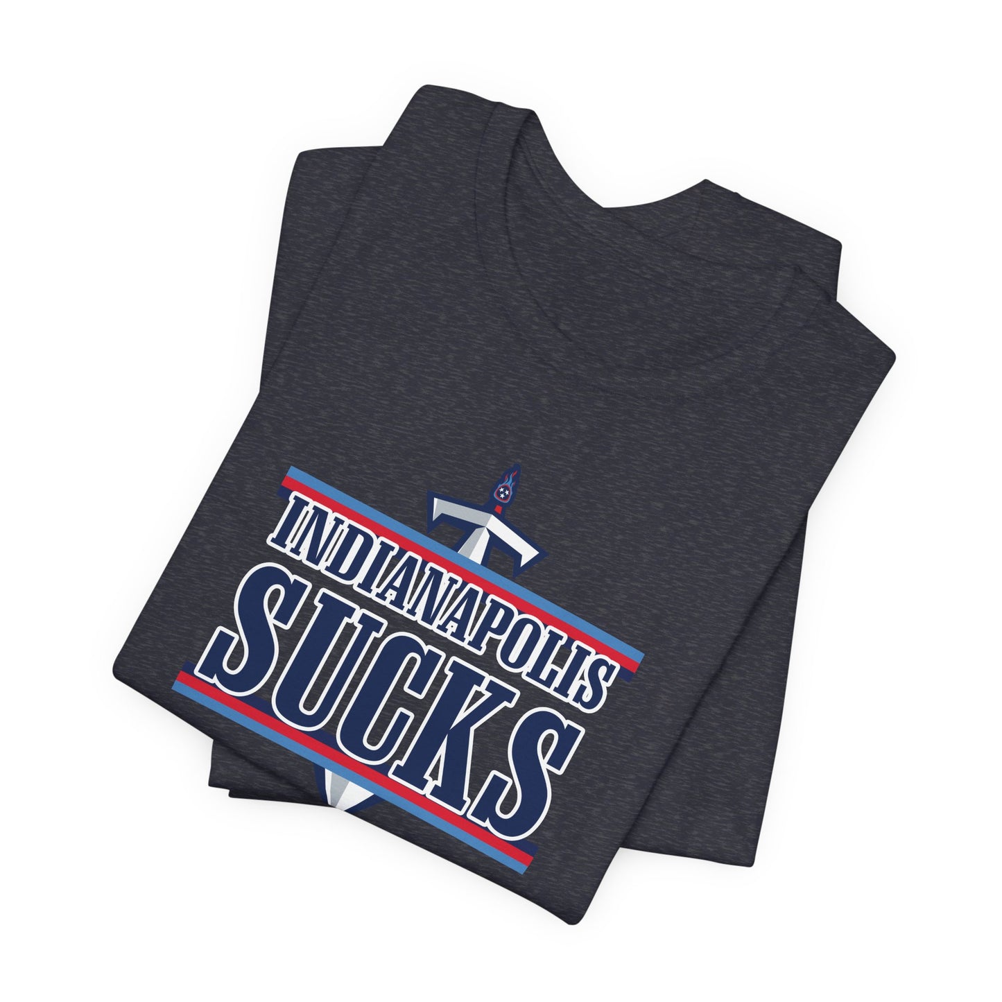 Indianapolis Suck (for Tennessee fans) - Unisex Jersey Short Sleeve Tee