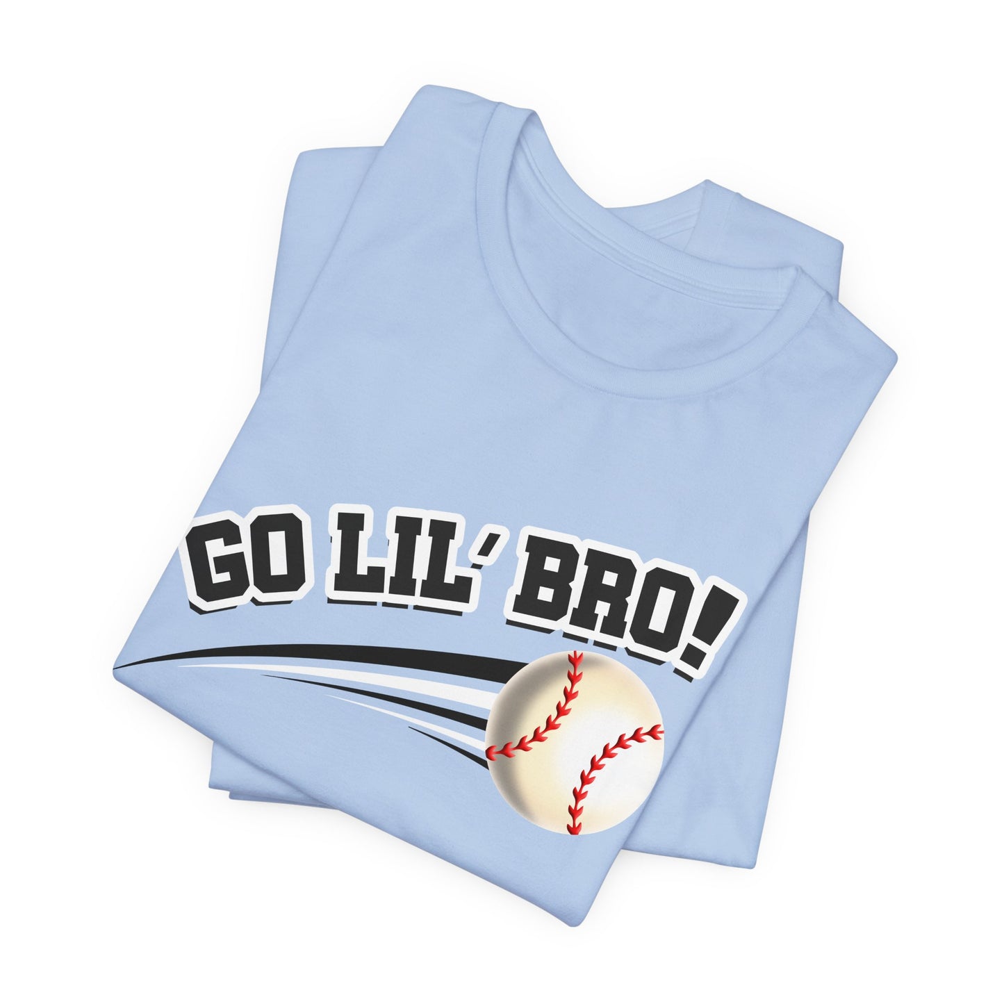 Go Lil' Bro! (Sibling Revelry Baseball) - Unisex Jersey Short Sleeve Tee