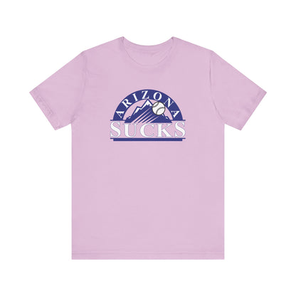 Arizona Sucks (for Colorado Rockies fans) - Unisex Jersey Short Sleeve Tee