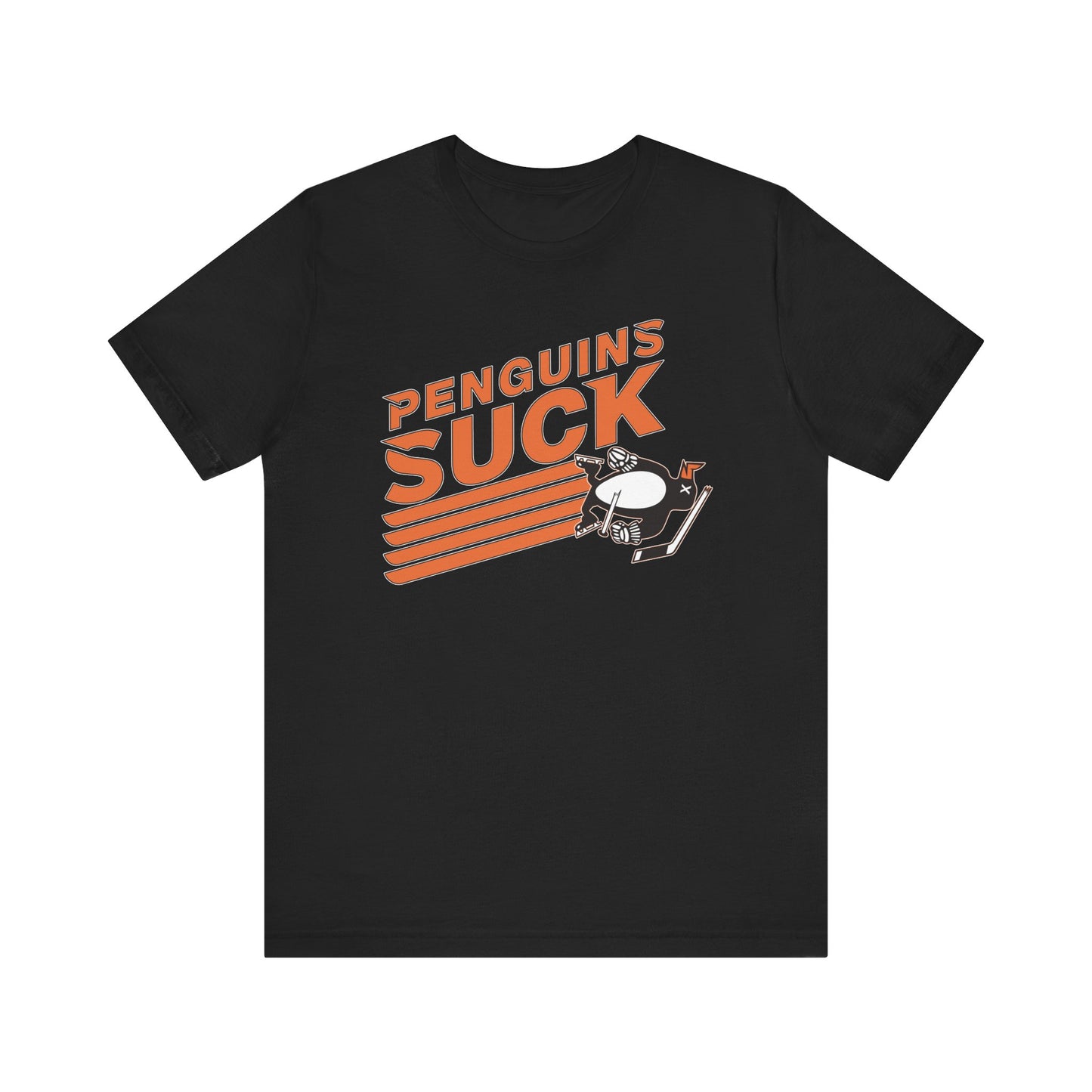 Penguins Suck (for Flyers fans) - Unisex Jersey Short Sleeve Tee