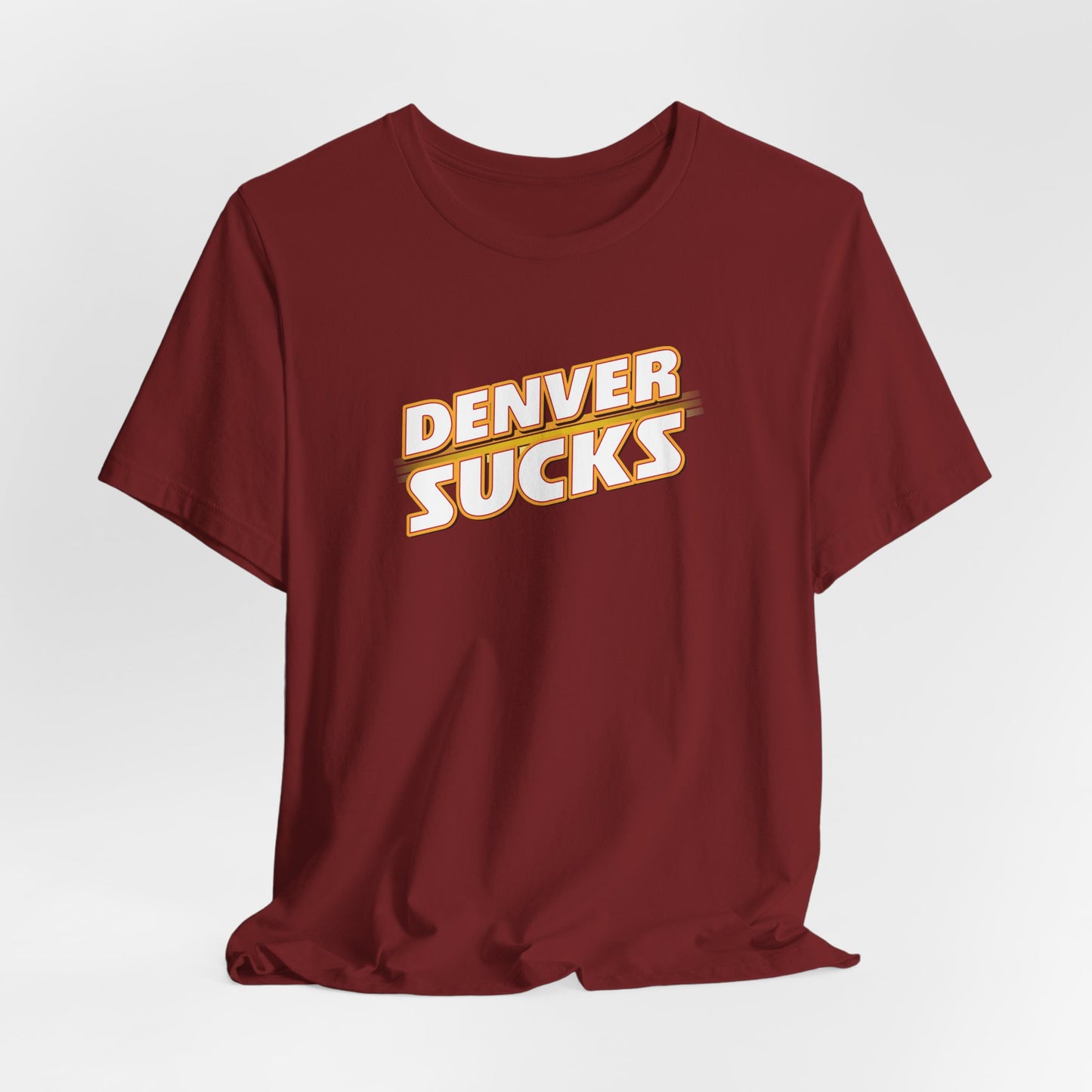 I Hate Denver (for Kansas City fans) - Unisex Jersey Short Sleeve Tee