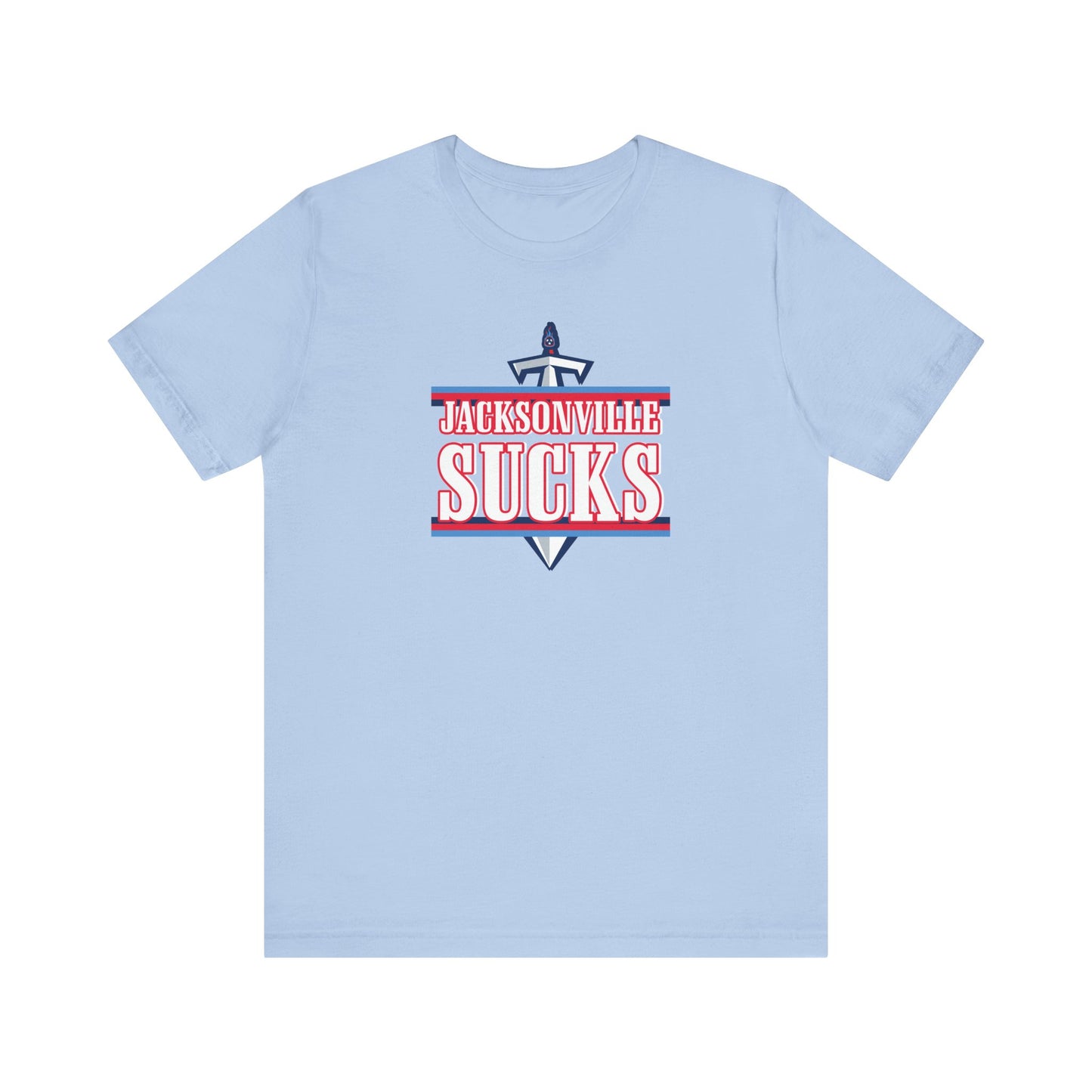 Jaxon Ville Sux (for Tennessee fans) - Unisex Jersey Short Sleeve Tee