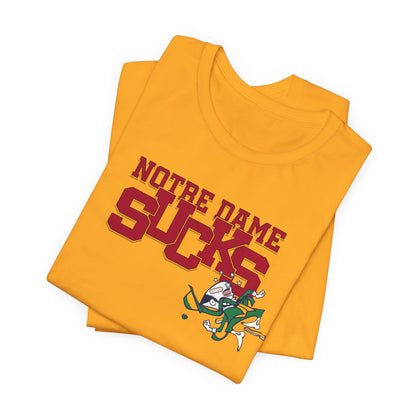 That Notre Leprechaun Team Sucks - Unisex Jersey Short Sleeve Tee