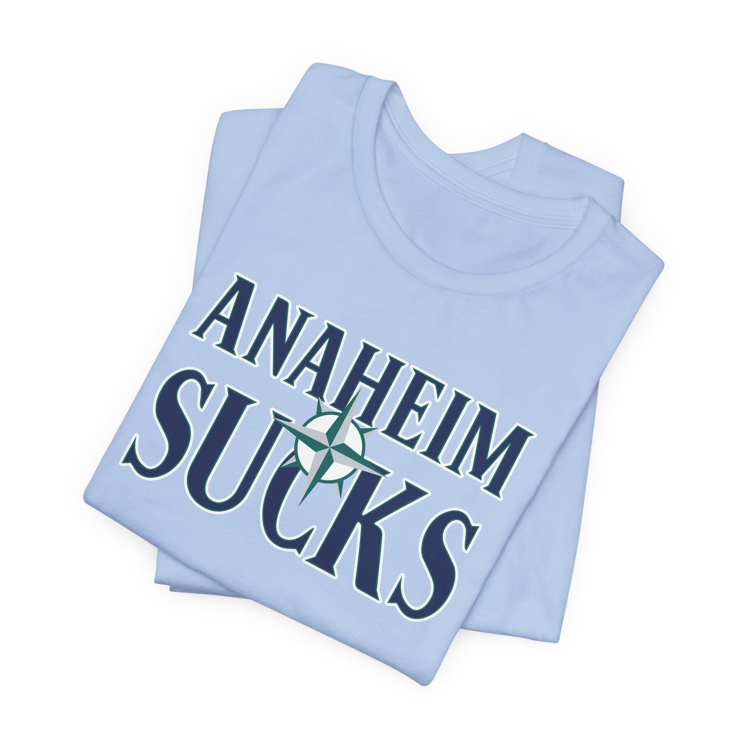 Anaheim Sucks (for Seattle fans) - Unisex Jersey Short Sleeve Tee