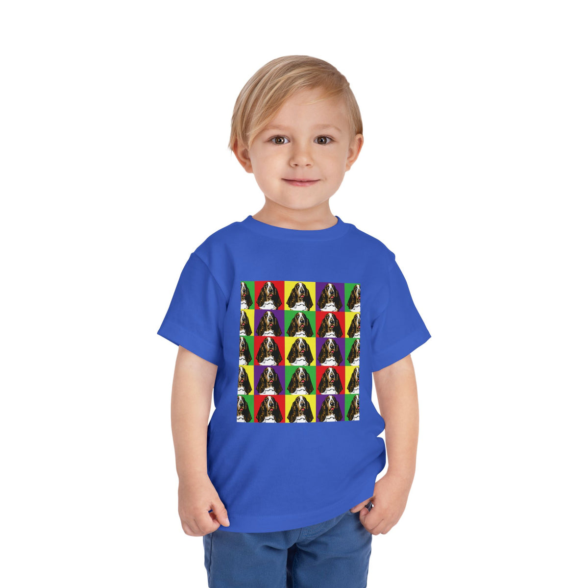 Basset Hound Pop Art - Toddler Tee