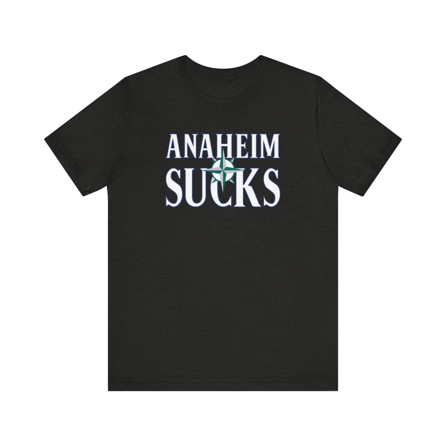 Anaheim Sucks (for Seattle fans) - Unisex Jersey Short Sleeve Tee