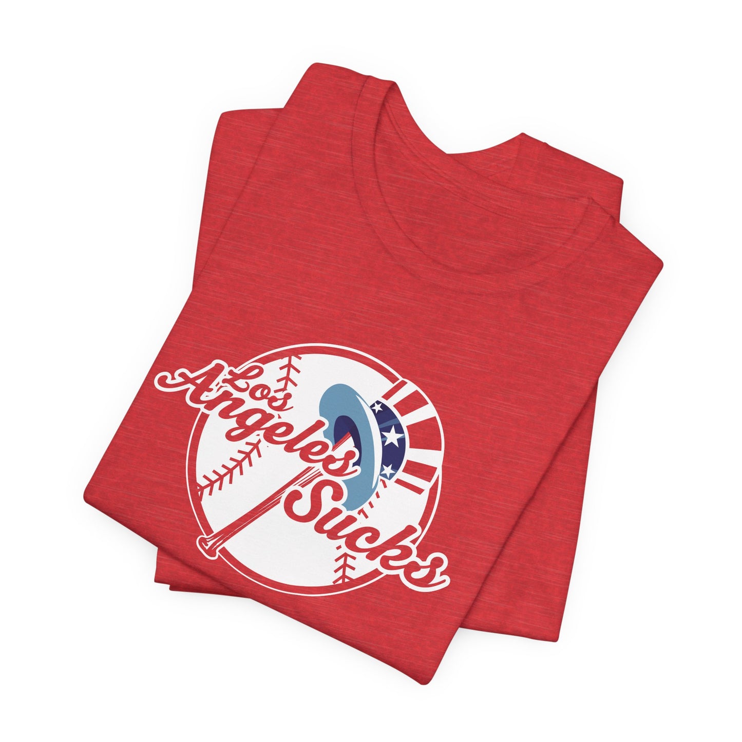 Los Angeles Sucks (for NYC fans) - Unisex Jersey Short Sleeve Tee