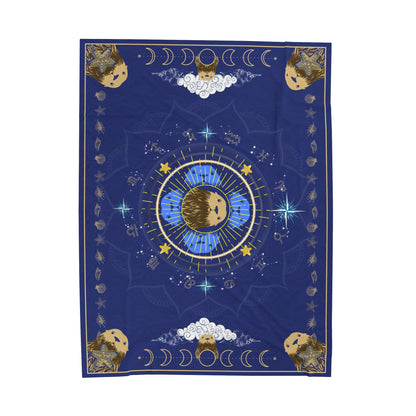 Mystic Sea Otter (2023) - Velveteen Plush Blanket