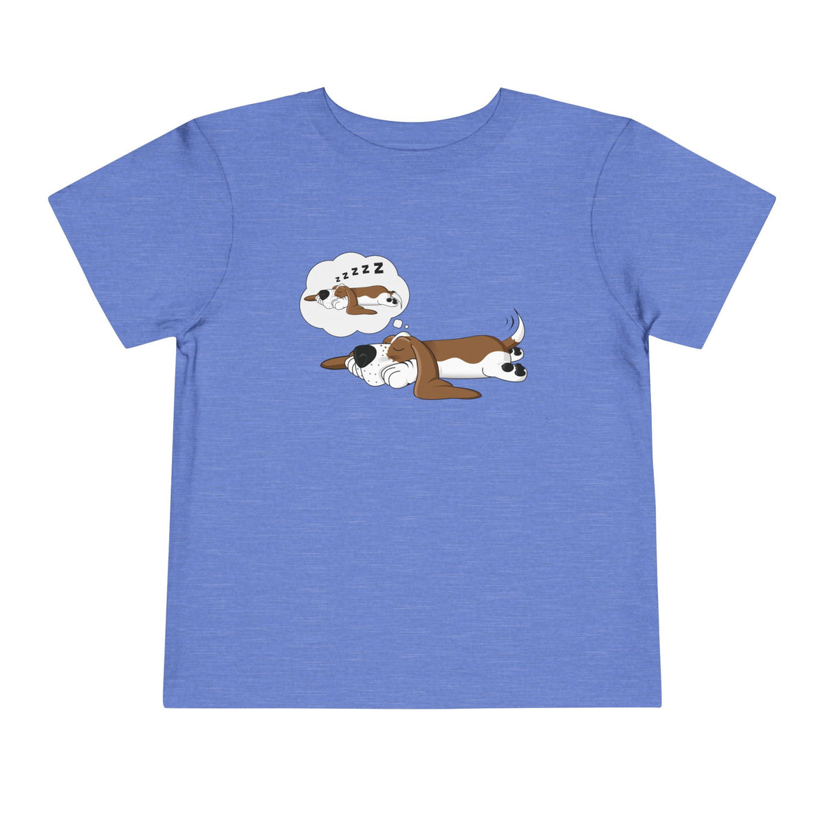 Dreaming of Sleeping Basset Hound - Toddler Tee