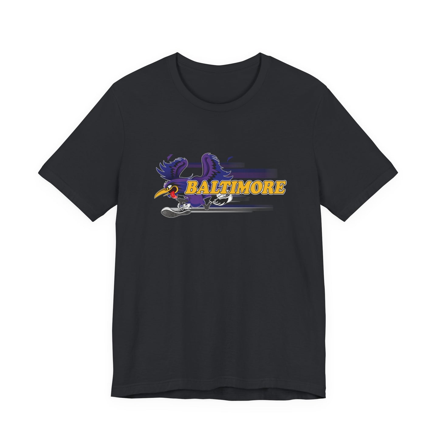 Gas Pump Raven (for Baltimore fans) - Unisex Jersey Short Sleeve Tee