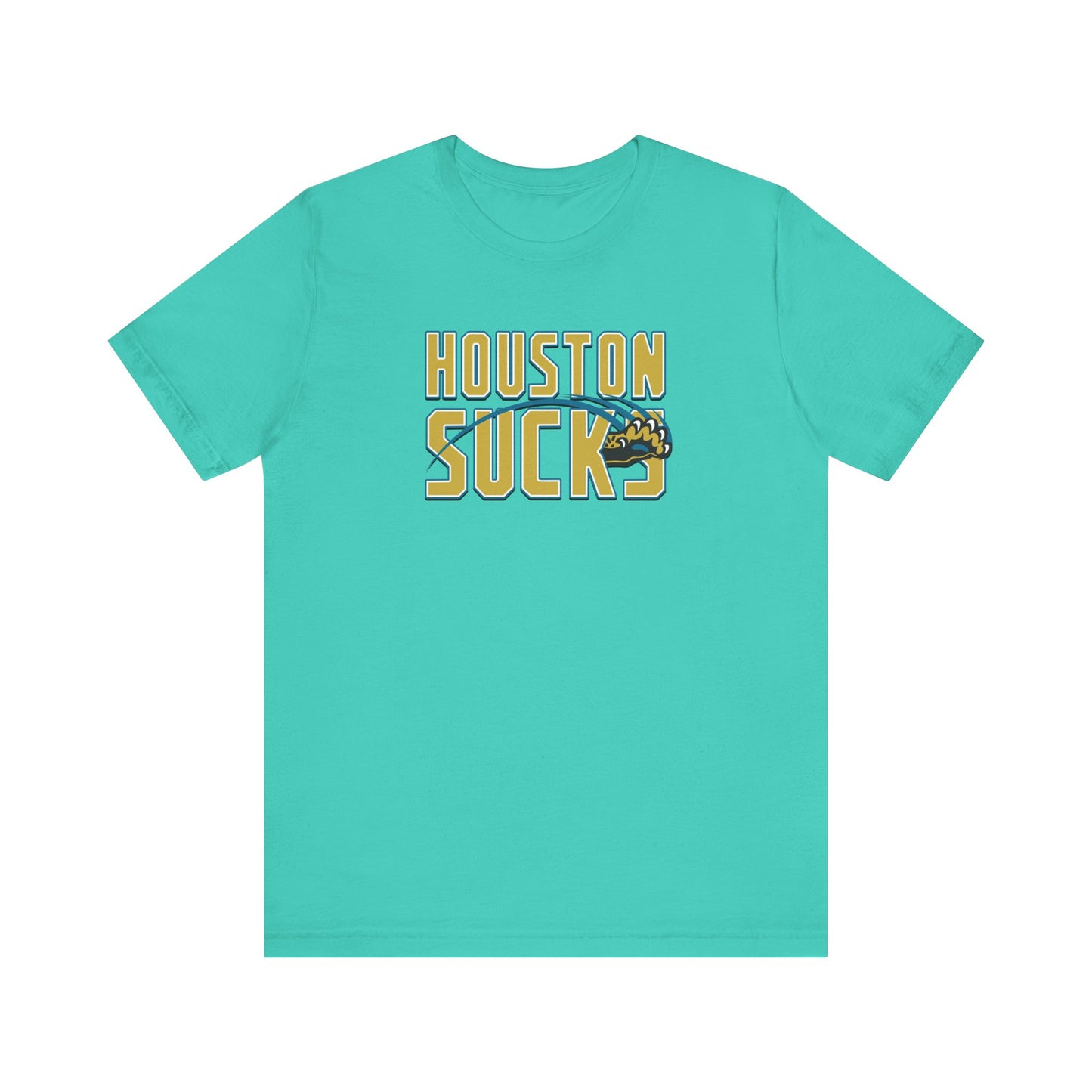 Houston Sucks (for Jacksonville fans) - Unisex Jersey Short Sleeve Tee