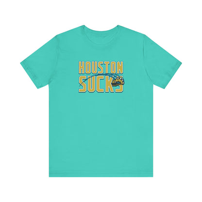 Houston Sucks (for Jacksonville fans) - Unisex Jersey Short Sleeve Tee
