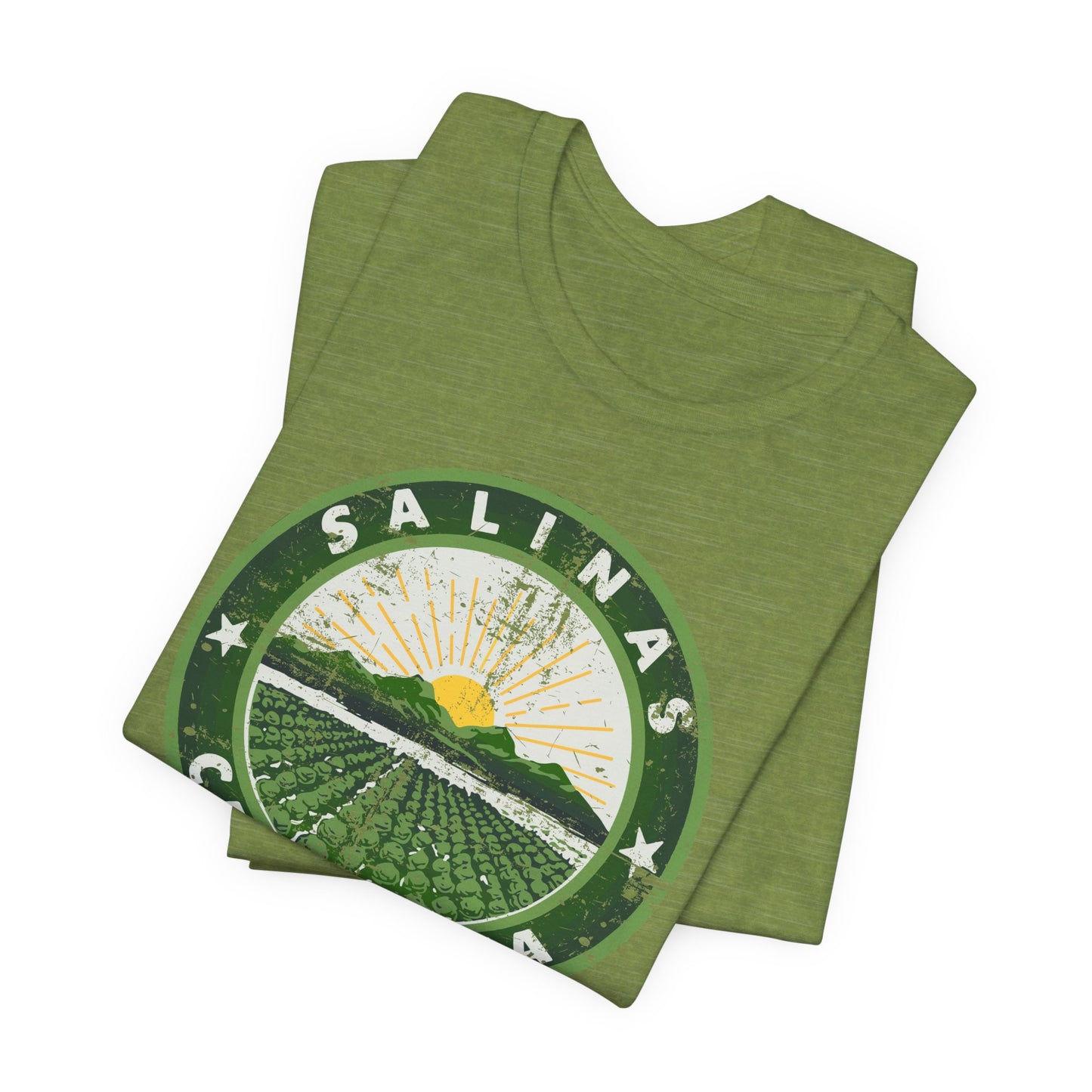 Salinas, California (retro city logo) - Unisex Jersey Short Sleeve Tee