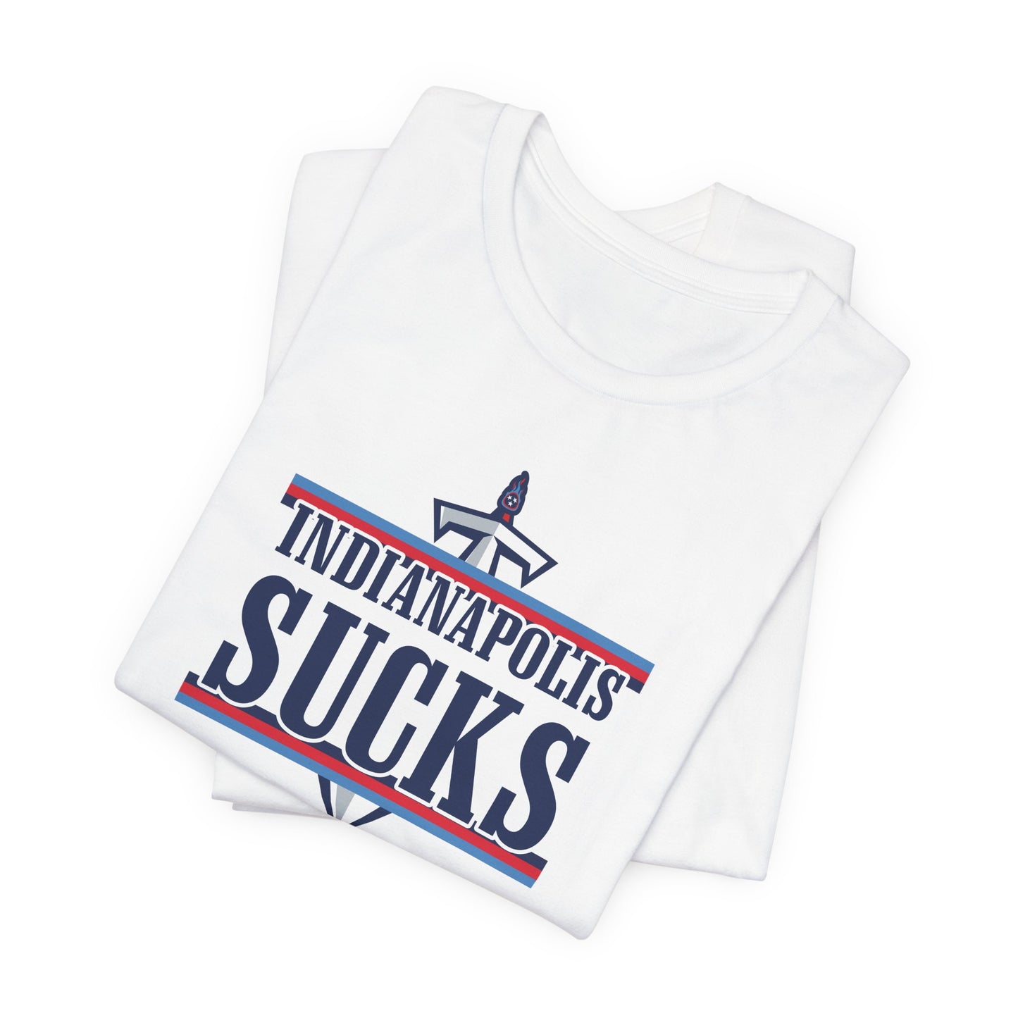 Indianapolis Suck (for Tennessee fans) - Unisex Jersey Short Sleeve Tee