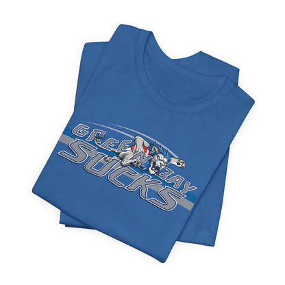 Green Bay Sux (for Detroit fans) - Unisex Jersey Short Sleeve Tee