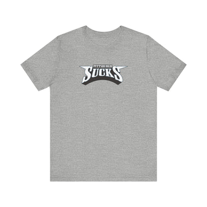 Pittsburgh Sux (for Philadelphia fans) - Unisex Jersey Short Sleeve Tee