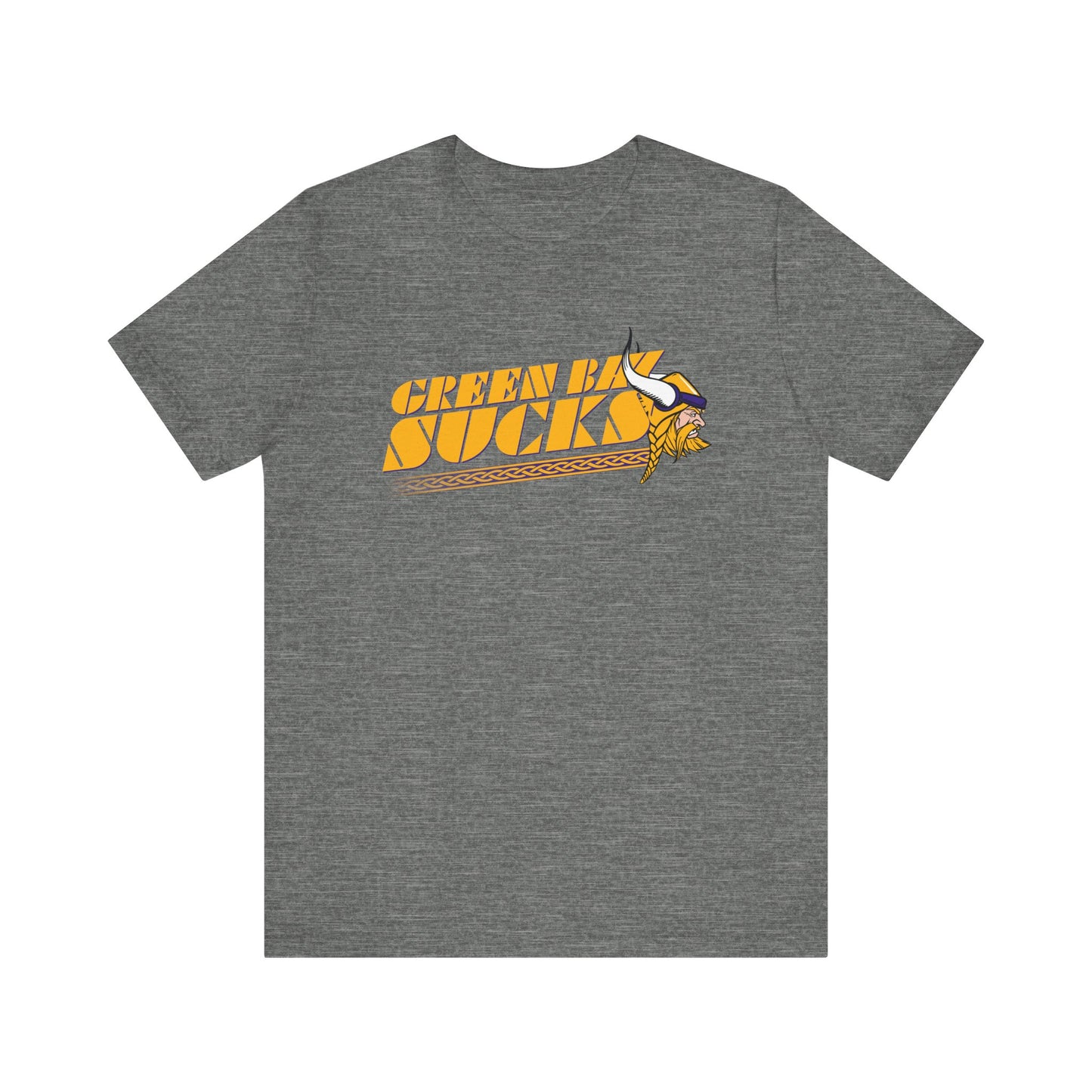 Green Bay Sucks (for Minnesota Vikings fans) - Unisex Jersey Short Sleeve Tee