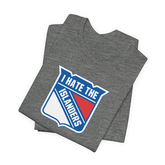 I Hate That Isles Team (for Rangers fans) - Unisex Jersey Short Sleeve Tee