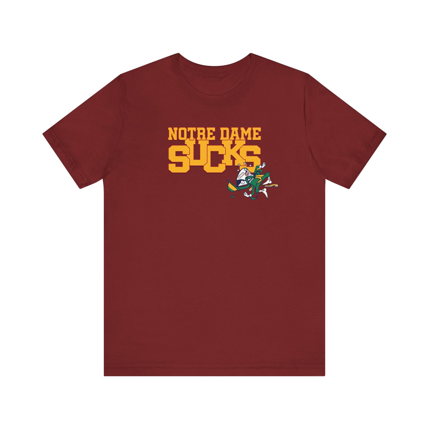 That Notre Leprechaun Team Sucks - Unisex Jersey Short Sleeve Tee