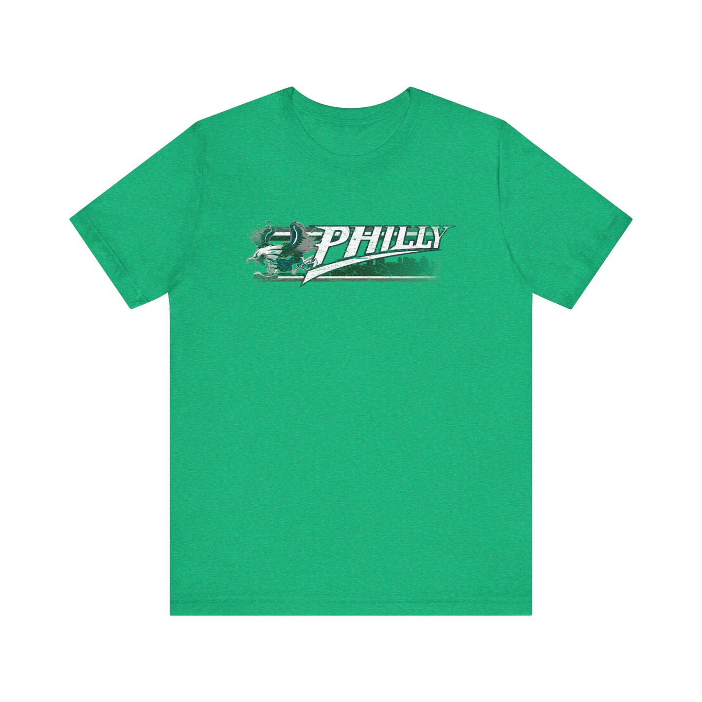 Gas Pump Eagle Swooshing (for Philly fans) - Unisex Jersey Short Sleeve Tee