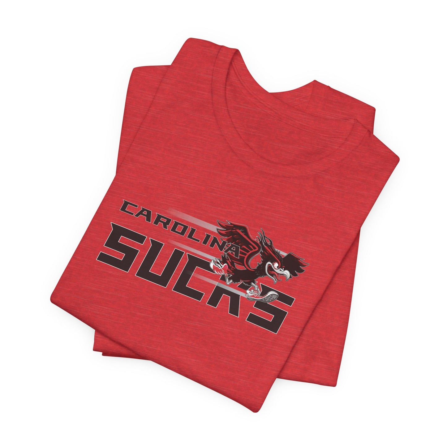 Carolina Sucks (for Atlanta fans) - Unisex Jersey Short Sleeve Tee