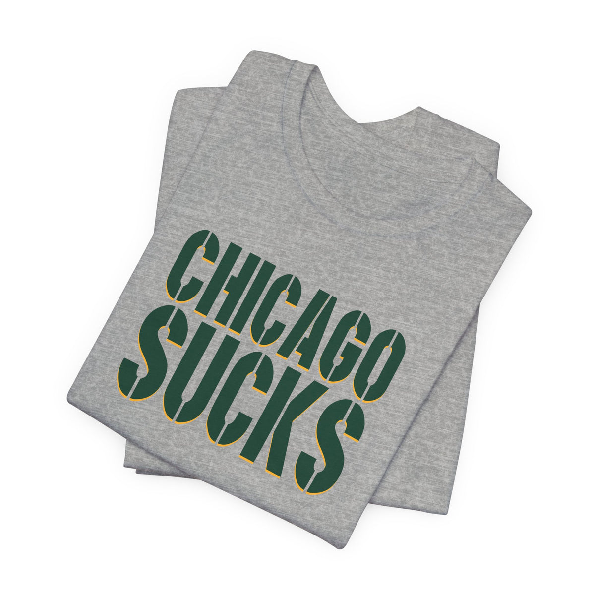 Chicago Sucks (for Green Bay fans) - Unisex Jersey Short Sleeve Tee