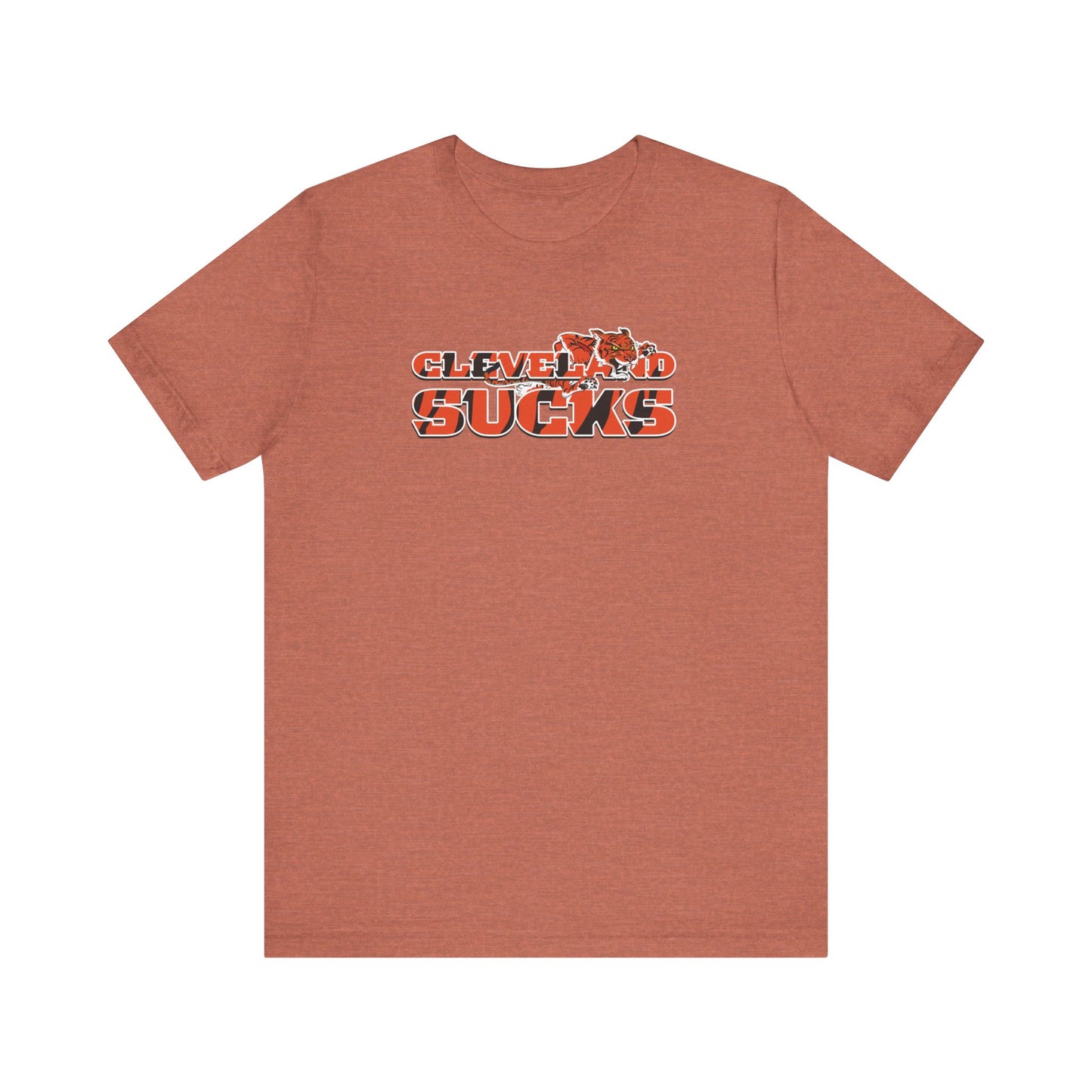 Cleveland Sucks, Doesn't Even Know Colors (for Cincinnati fans) - Unisex Jersey Short Sleeve Tee
