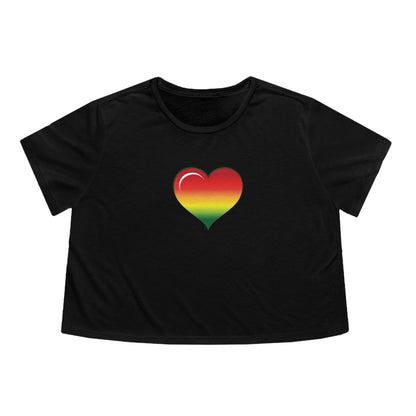 Lifted Love - Women's Flowy Cropped Tee