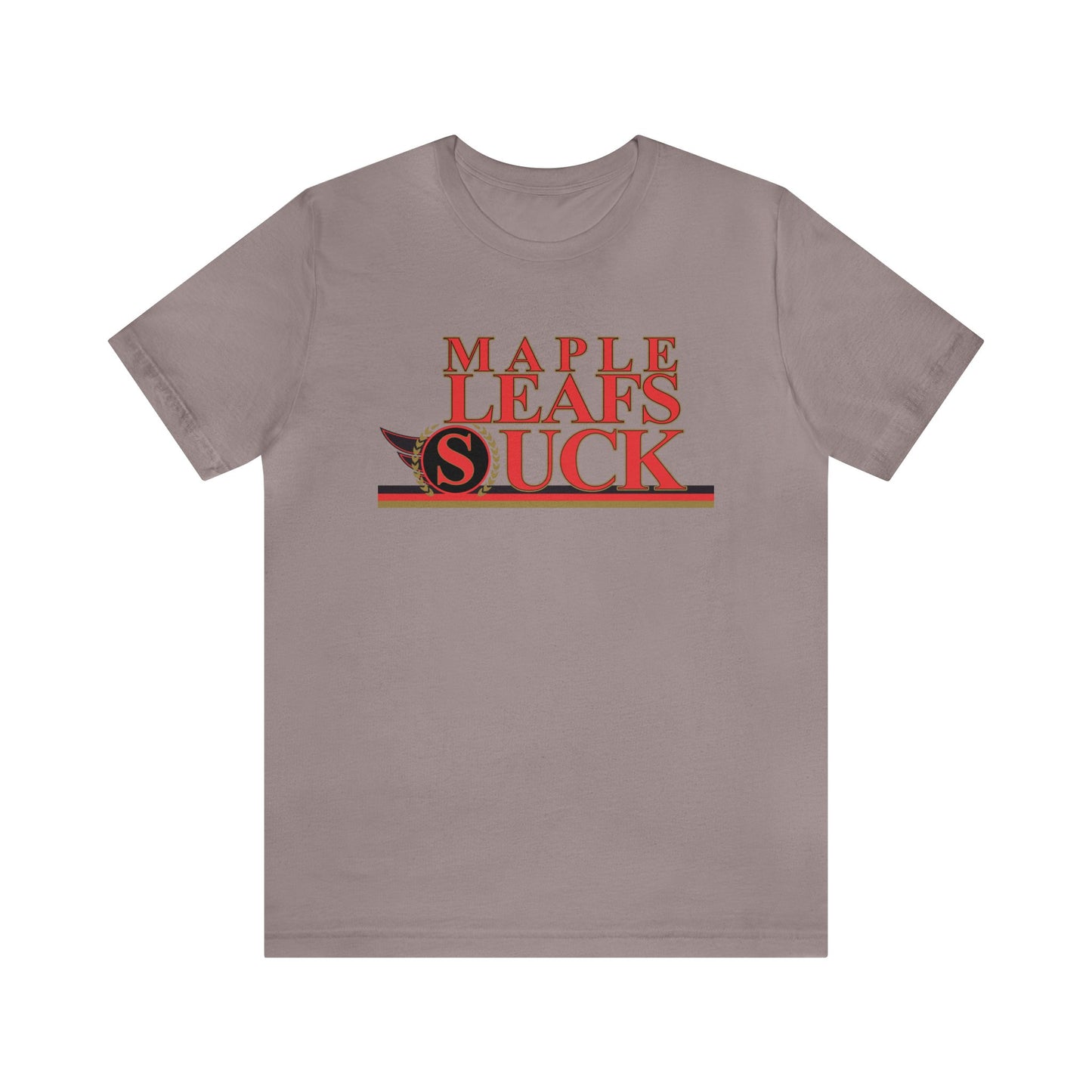 Mape El Leafs Suck (for Ottawa fans) - Unisex Jersey Short Sleeve Tee
