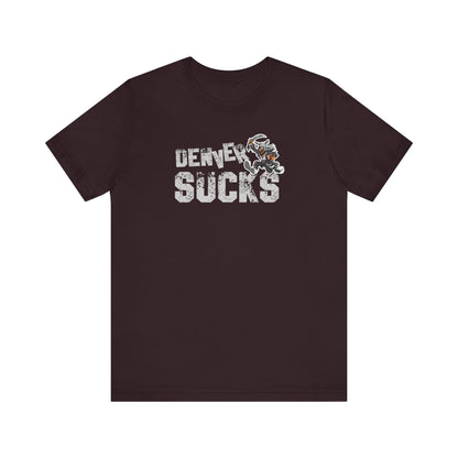 Denver Sux (for Las Vegas fans) - Unisex Jersey Short Sleeve Tee