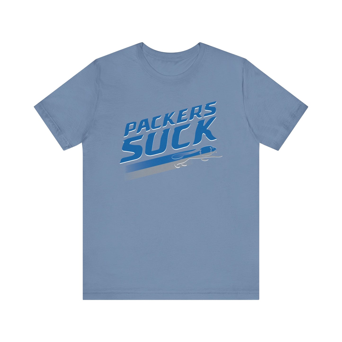 Packers Suck (for Detroit fans) - Unisex Jersey Short Sleeve Tee